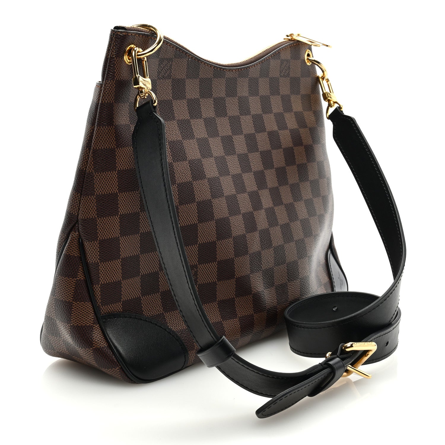 Louis Vuitton Damier Ebene Odeon MM Black 2 of 8
