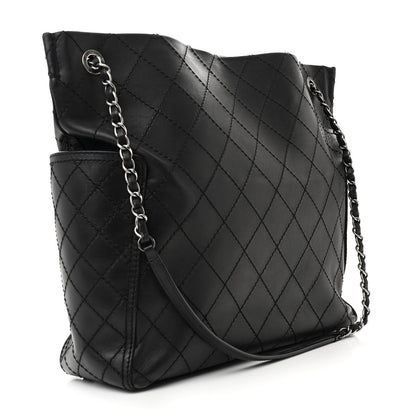 Chanel Calfskin CC Pocket Hobo Black 3 of 18
