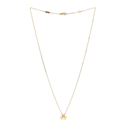 Van Cleef & Arpels 18K Yellow Gold Diamond Mini Frivole Pendant Necklace 3 of 6