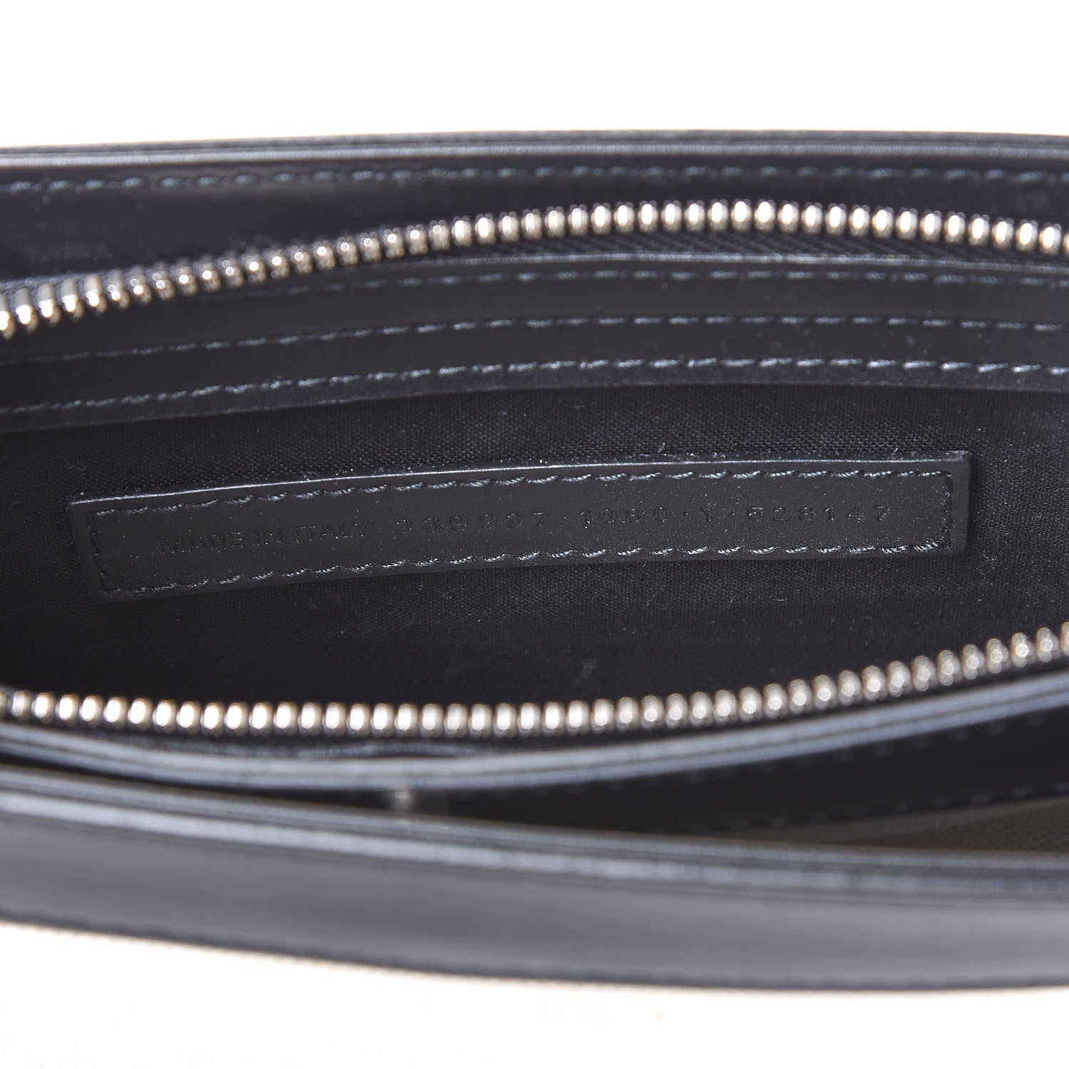 Balenciaga Cotton Canvas Pochette Crossbody Bag Black 8 of 9