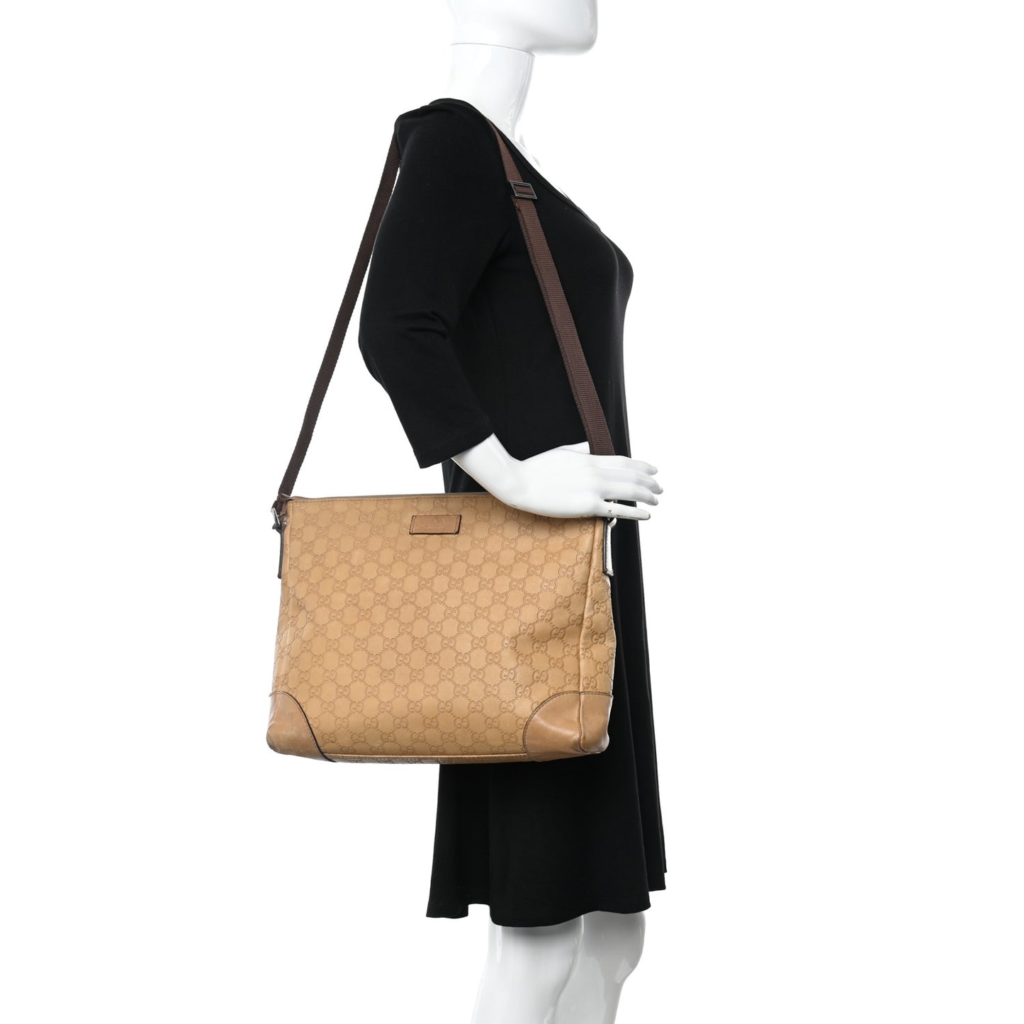 Guccissima Messenger Bag Camelia
