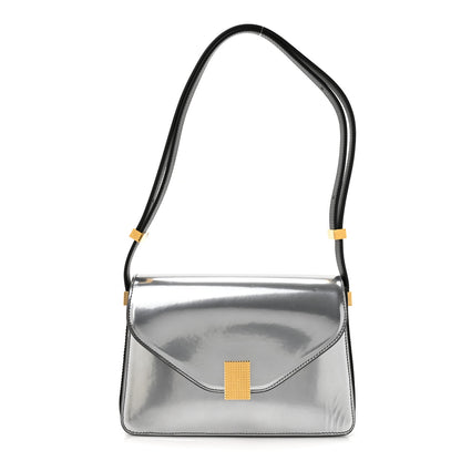Lanvin Metallic Calfskin Concerto Bag SIlver 1 of 12