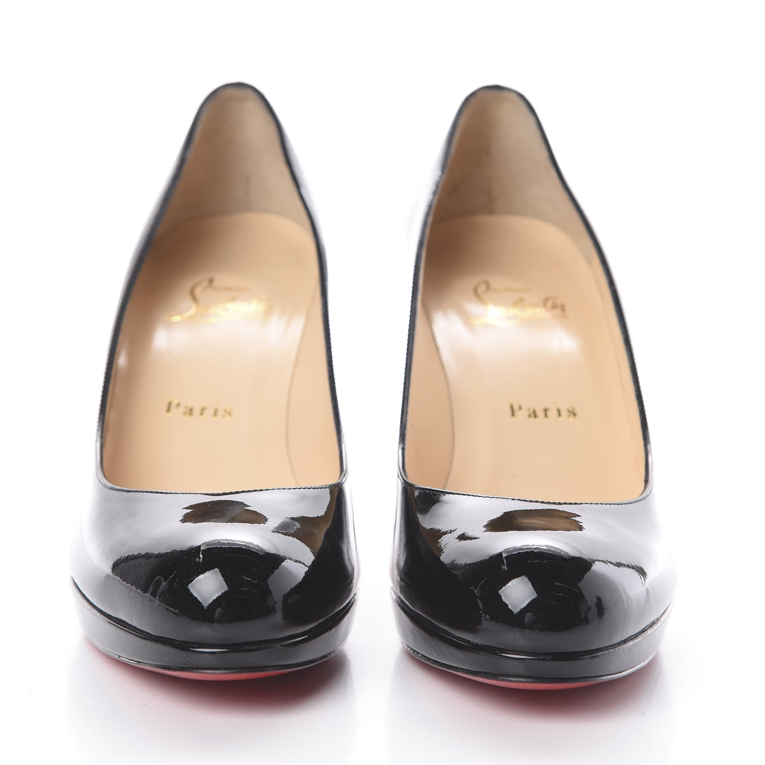 Christian Louboutin Patent New Simple 85 Pumps 38.5 Black 2 of 7