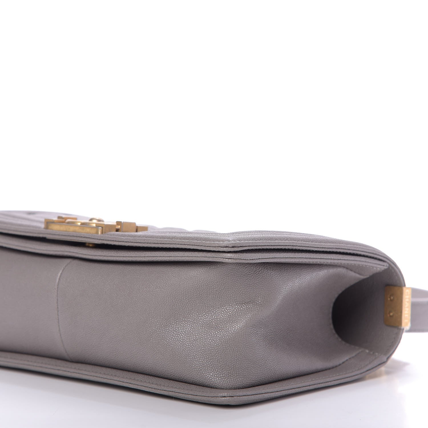 Chanel Caviar Quilted Medium Boy Flap Grey 7 of 10
