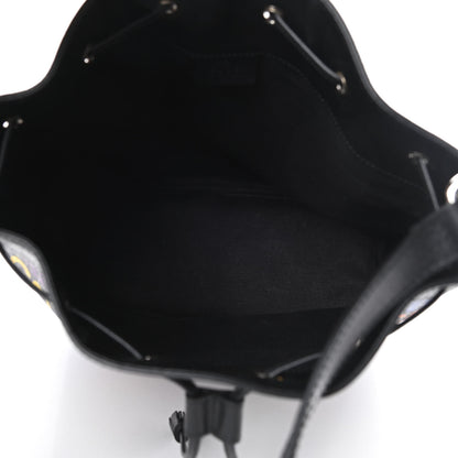 Gucci GG Supreme Monogram Psychedelic Bucket Bag Black 5 of 10