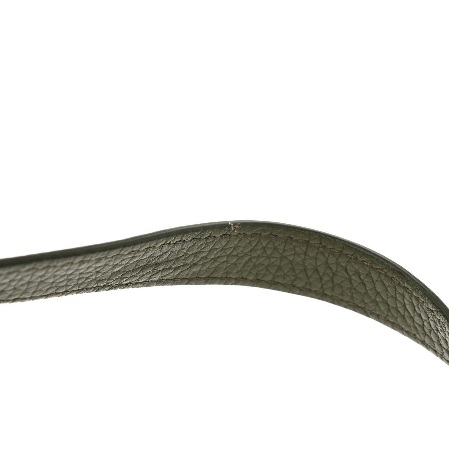 Grained Calfskin Small The Tote Bag Bronze Green