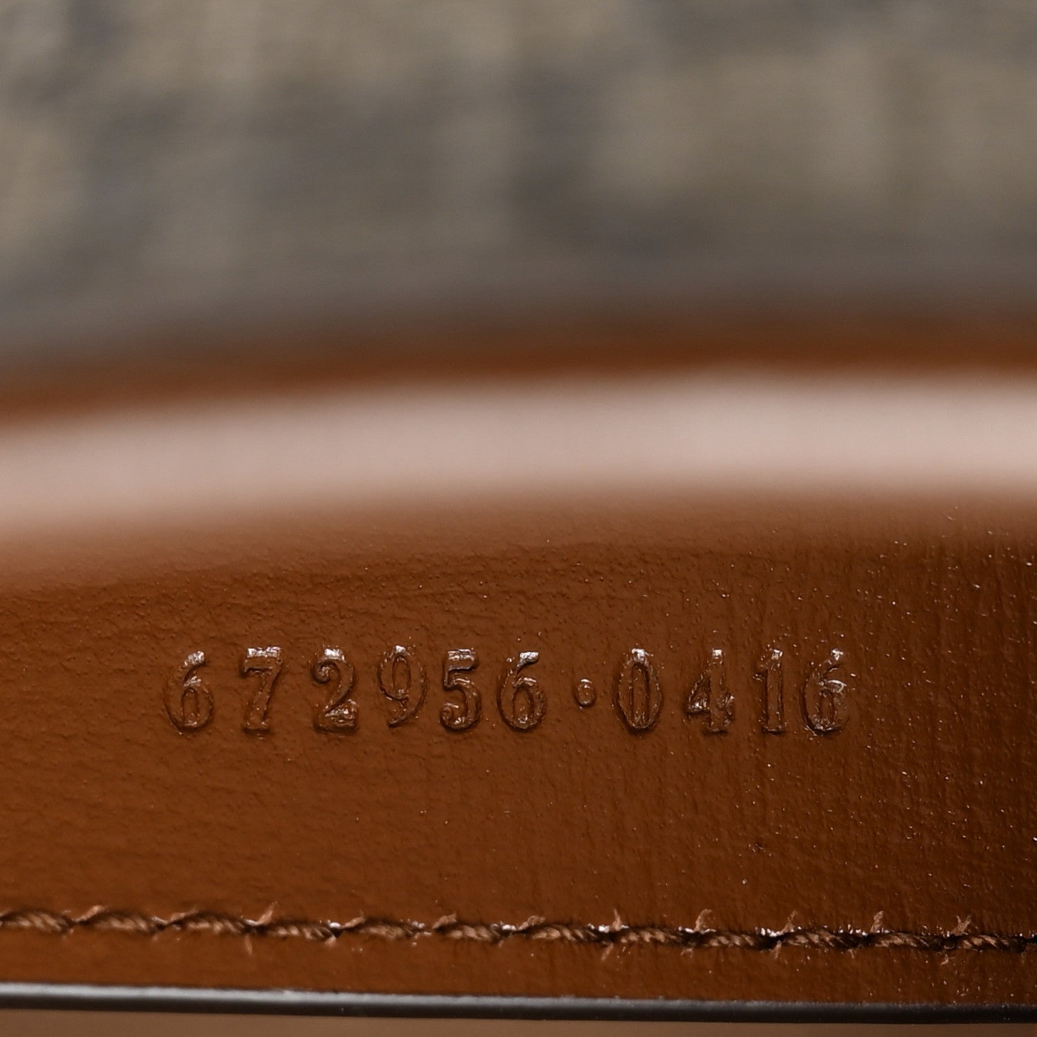 Gucci GG Supreme Monogram Azalea Calfskin Retro Interlocking G Beauty Case Beige Ebony Brown Sugar 7 of 9