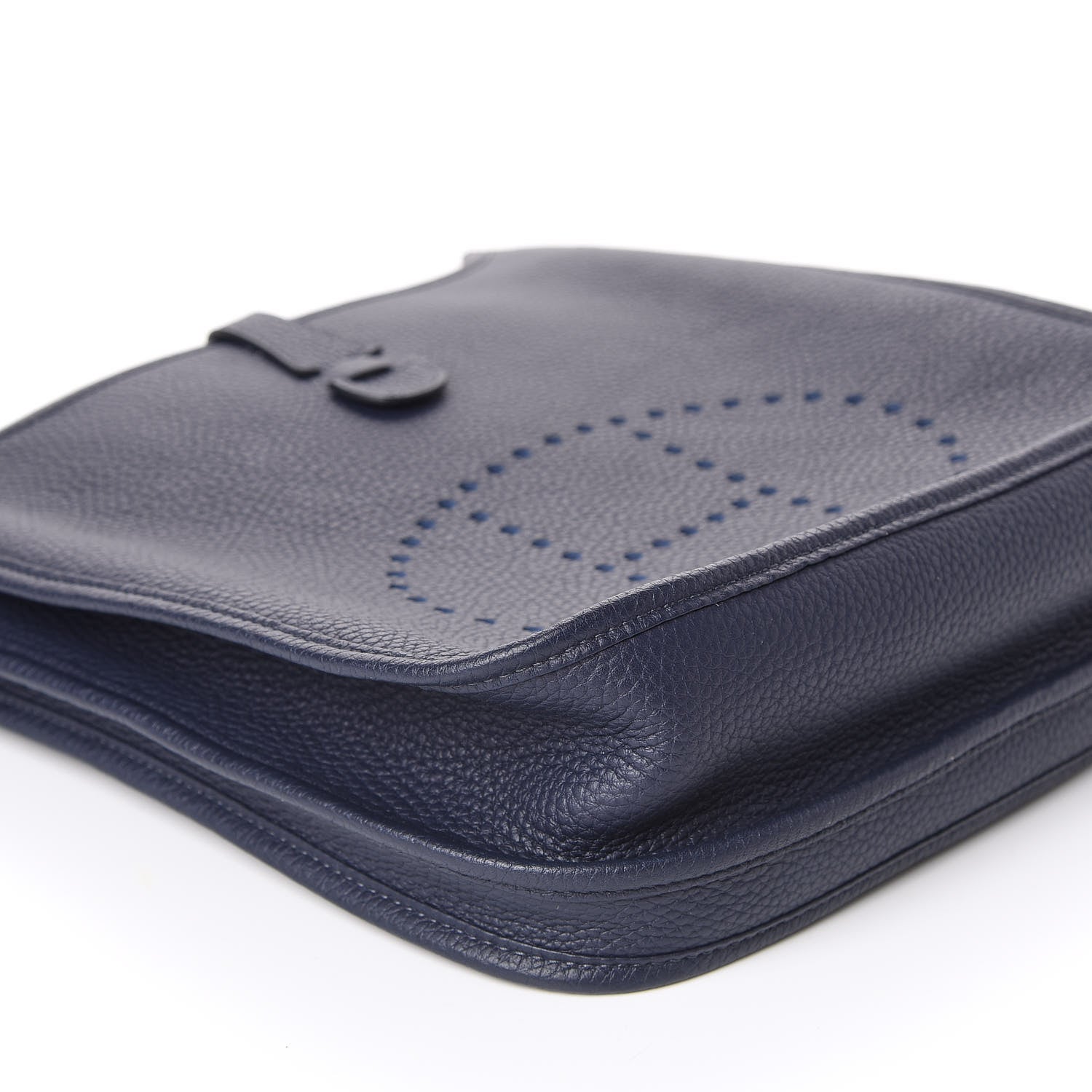 Hermes Taurillon Clemence Evelyne III PM Bleu Nuit 5 of 12