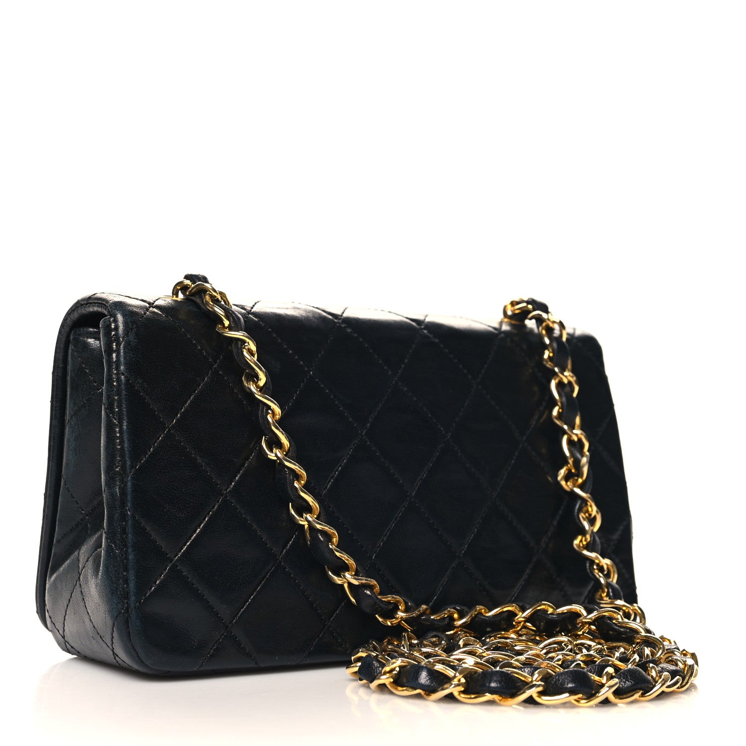 Chanel Lambskin Quilted Small Single Flap Black 3 of 11