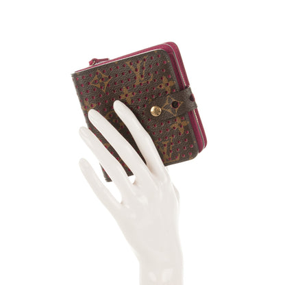 Louis Vuitton Monogram Perforated Compact Zipped Wallet Fuchsia 2 of 6