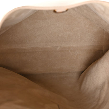 Louis Vuitton Grained Calfskin Low Key Hobo MM Limestone 5 of 9