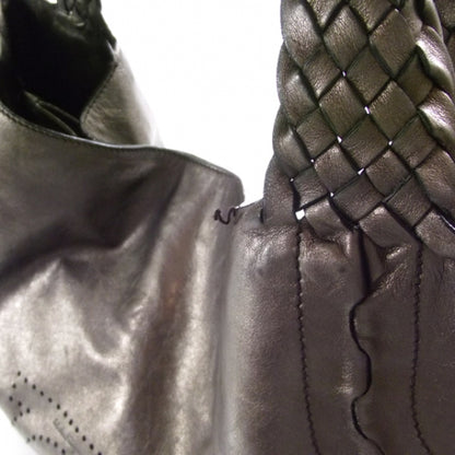 FASHIONPHILE SALVATOREFERRAGAMOLeatherWovenHandleToteMetallic 7 of 10