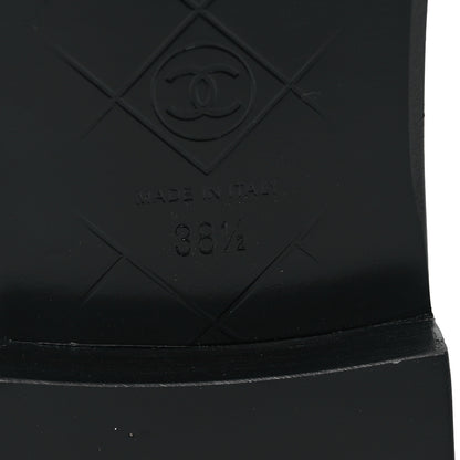 Chanel Lambskin Quilted CC Turnlock Loafers 38.5 Black 6 of 9