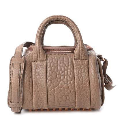Alexander Wang Pebbled Lambskin Mini Rockie Latte Rose Gold Hardware 1 of 9