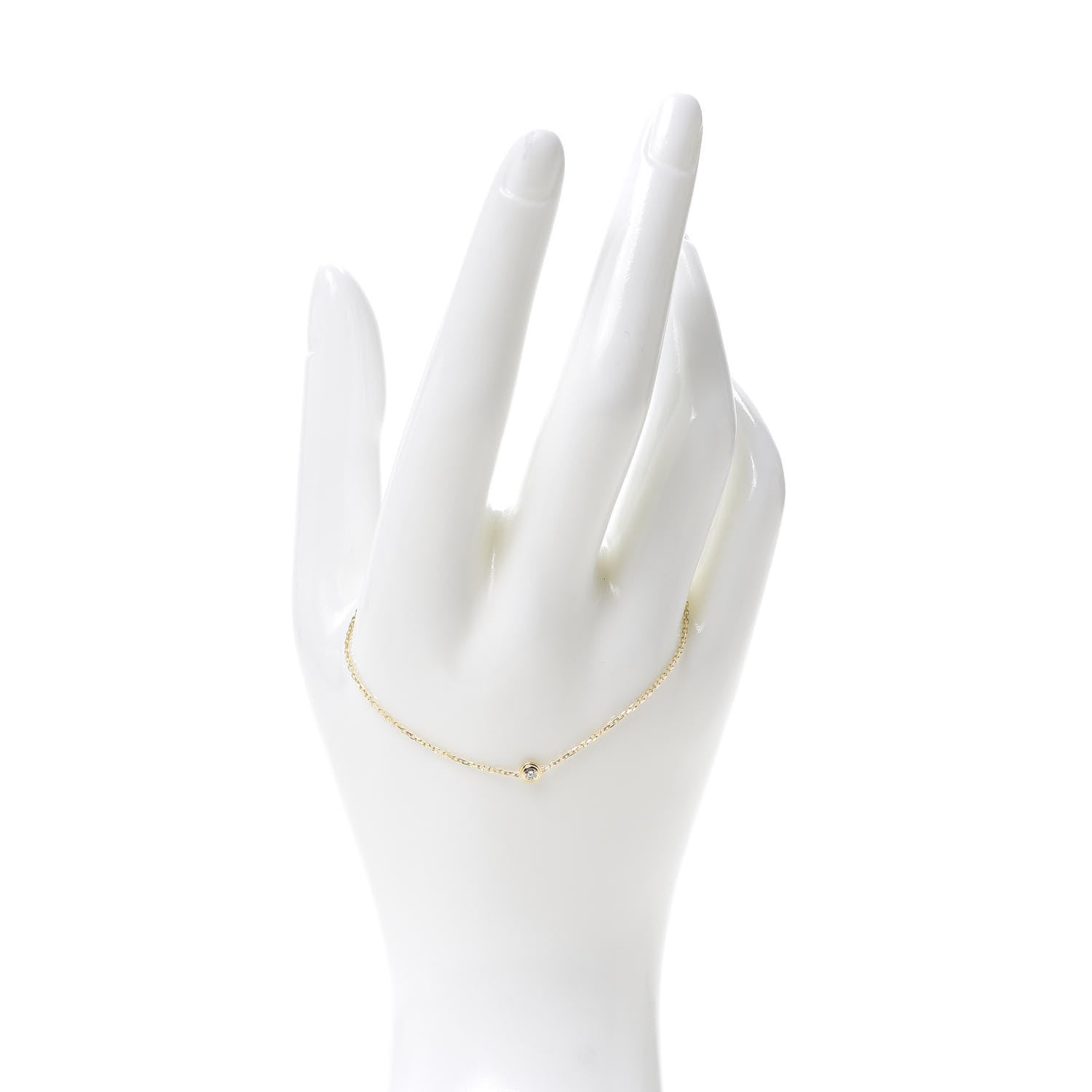 Cartier 18K Yellow Gold Diamond XS D'Amour Bracelet 2 of 7