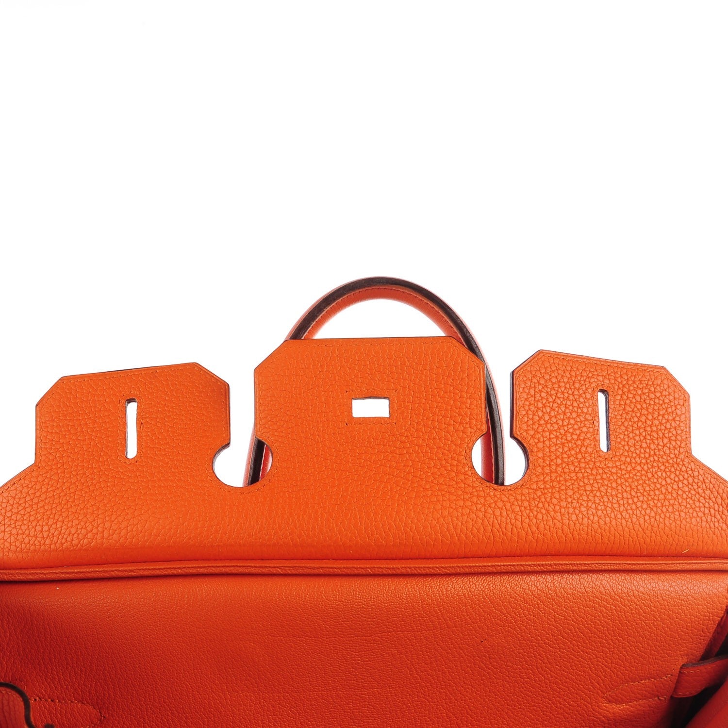 Hermes Taurillon Clemence Birkin 35 Orange 21 of 27