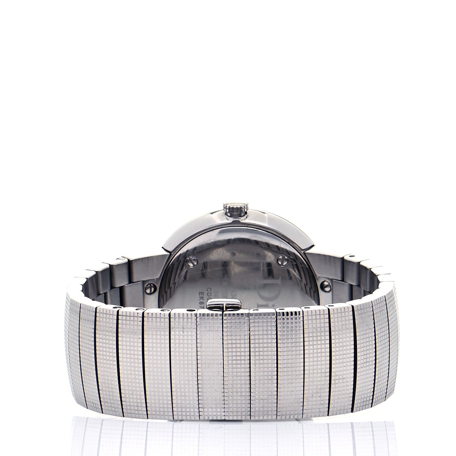 Christian Dior Stainless Steel Diamond Mother of Pearl 33mm La D De Dior Quartz Watch 3 of 6