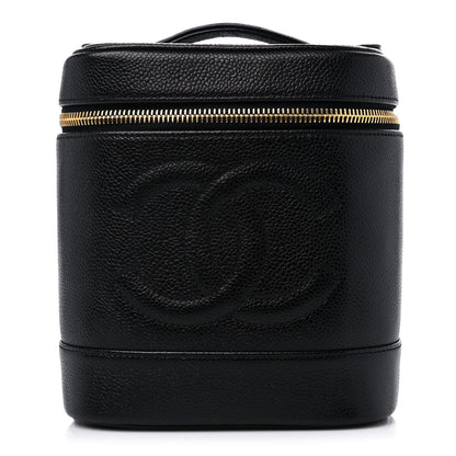 Chanel Caviar Vanity Cosmetic Case Black 1 of 9