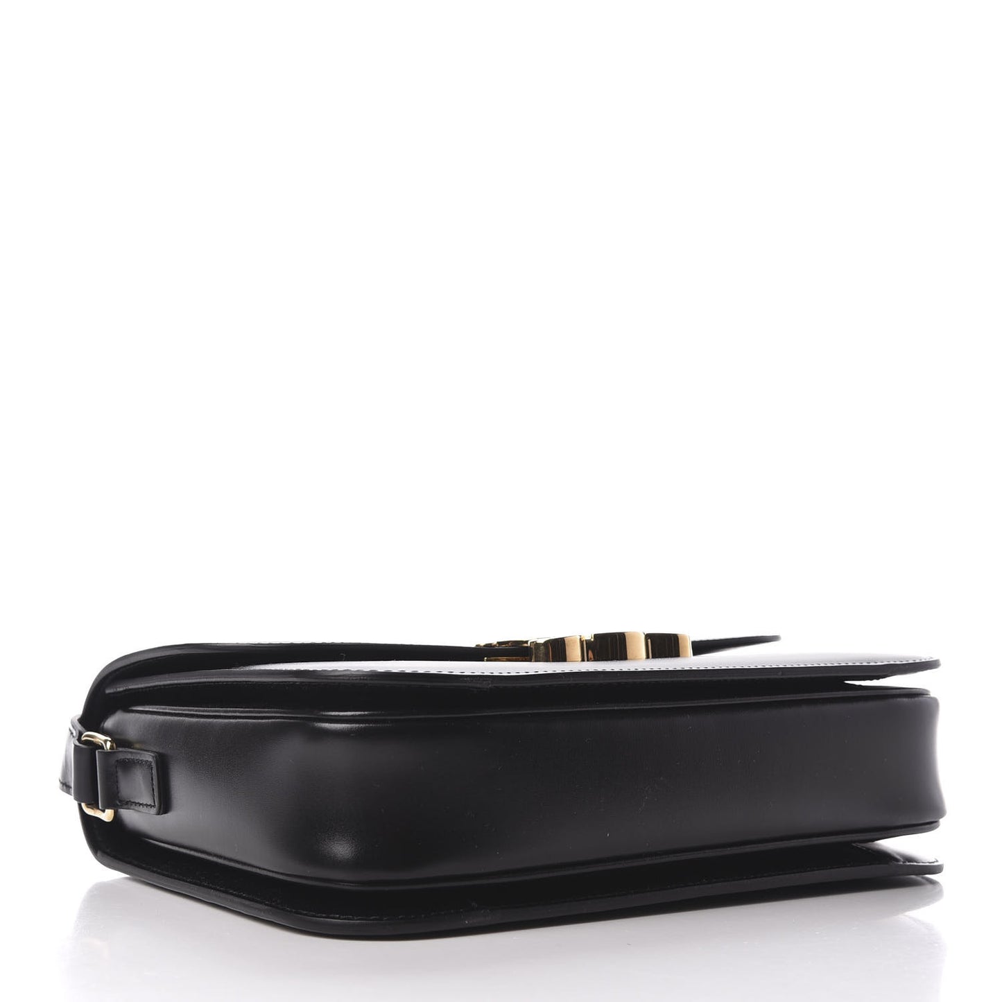 Shiny Calfskin Medium Triomphe Black