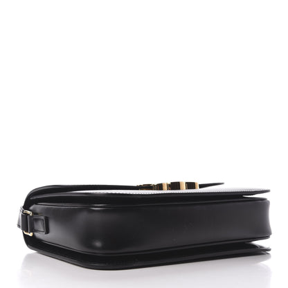 Celine Shiny Calfskin Medium Triomphe Black 4 of 10