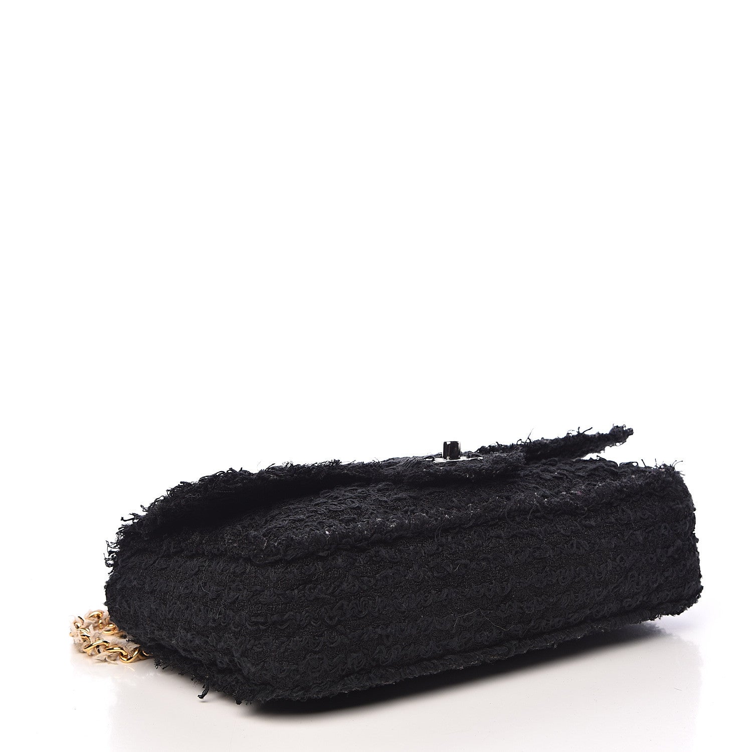 Chanel Tweed Quilted Small Flap Black 4 of 11