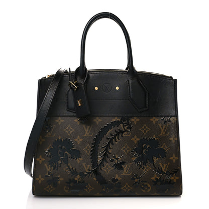 Louis Vuitton Calfskin Monogram Blossom City Steamer MM 1 of 11