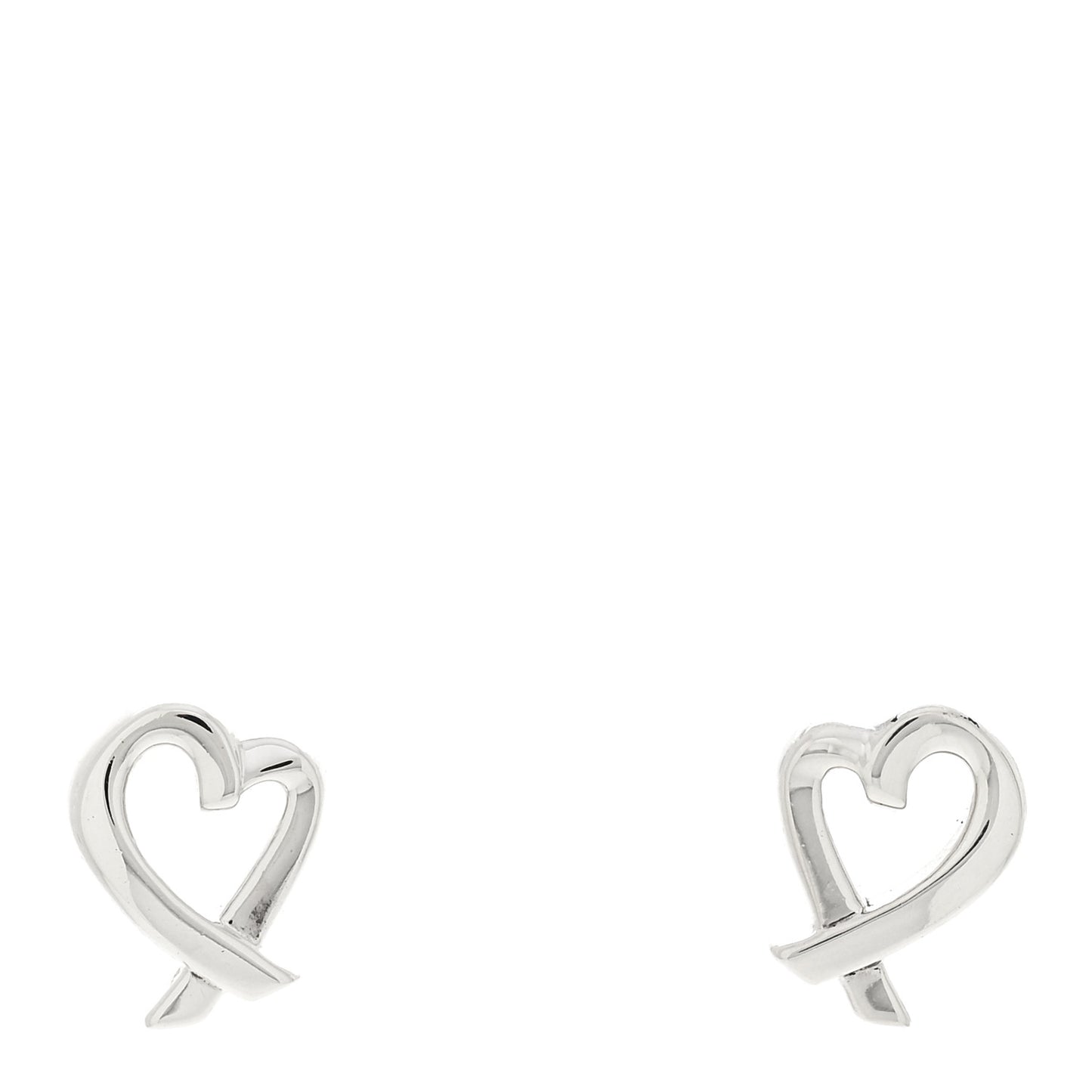 Sterling Silver Paloma Picasso Loving Heart Earrings