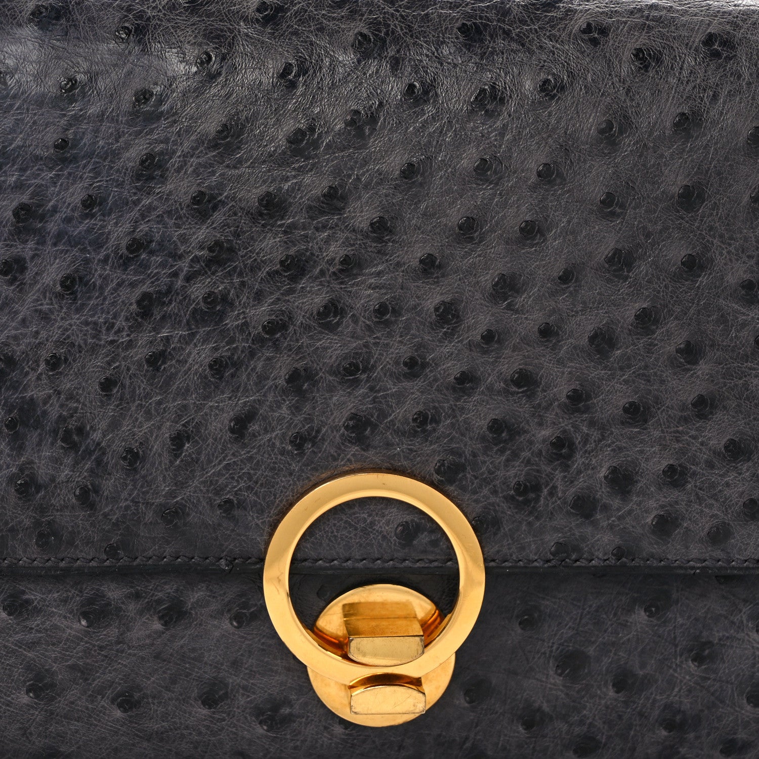 Hermes Ostrich Ring Shoulder Bag 7 of 14