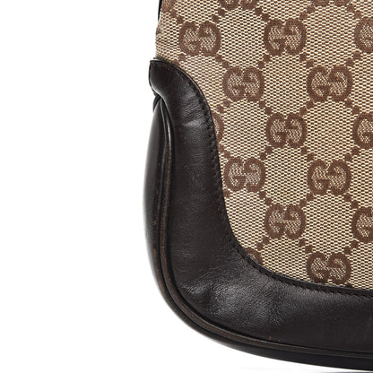 Gucci Monogram Web Small Jackie O Hobo Dark Brown 10 of 14
