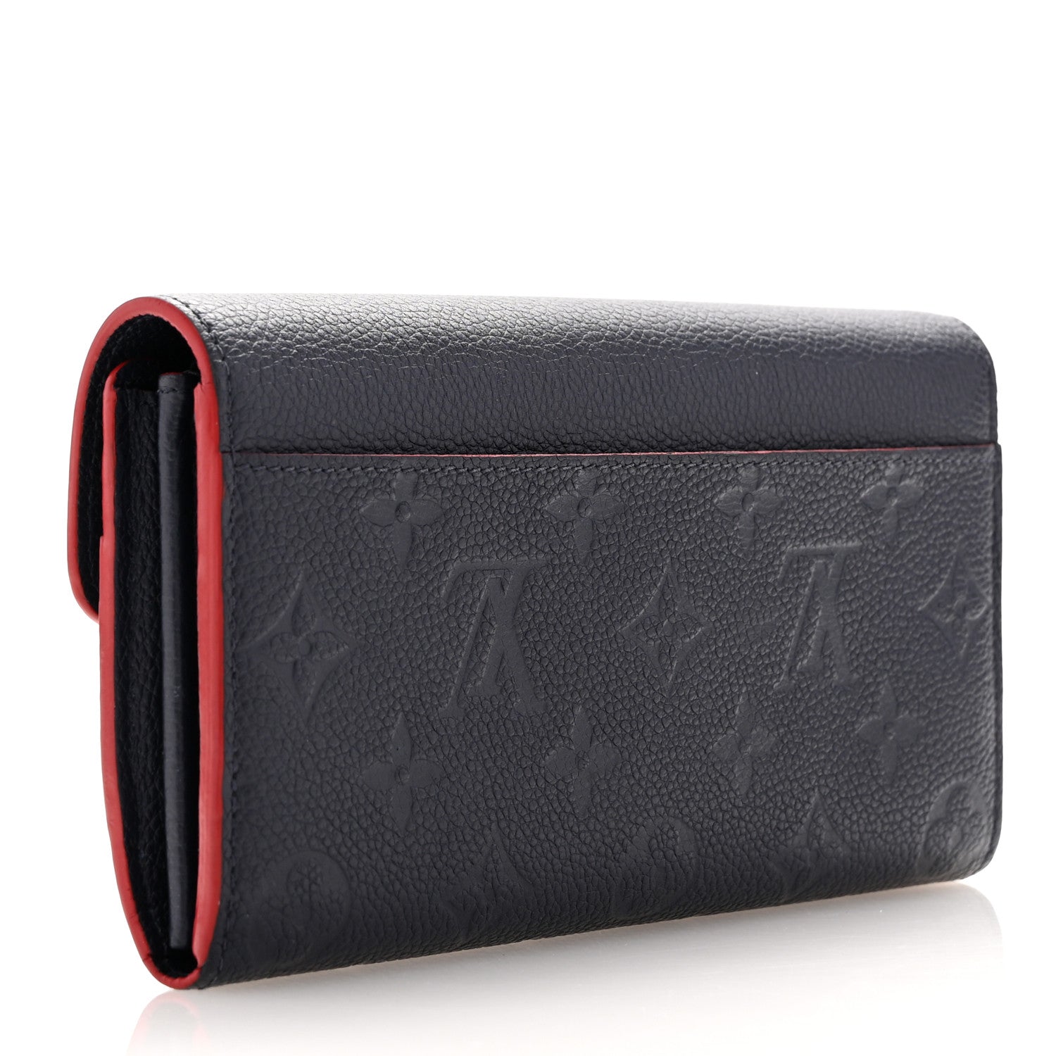 Louis Vuitton Empreinte Sarah Wallet NM  Marine Rouge 3 of 10