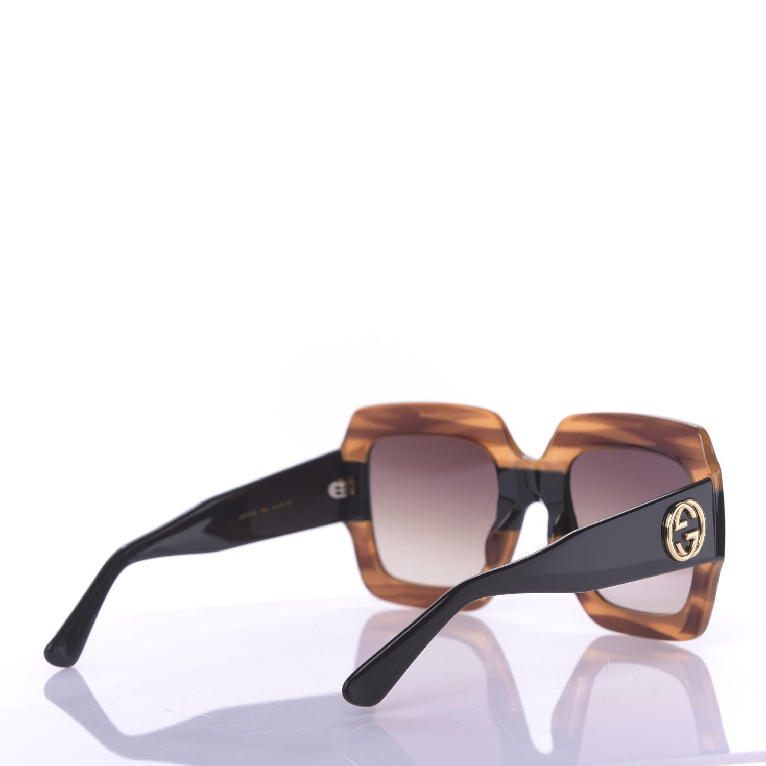 Gucci Square Frame GG0178S Sunglasses Havana 4 of 9