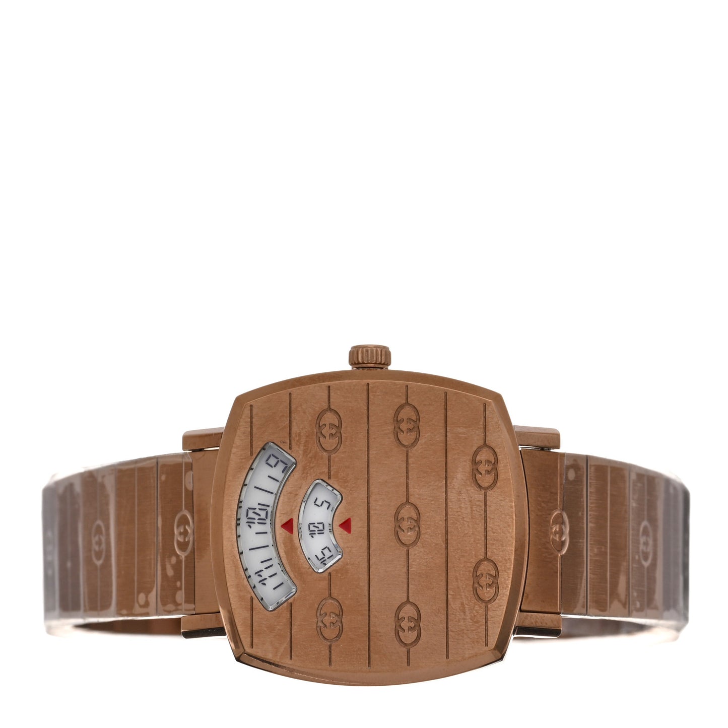 Stainless Steel 27mm Grip Quartz Watch Gold