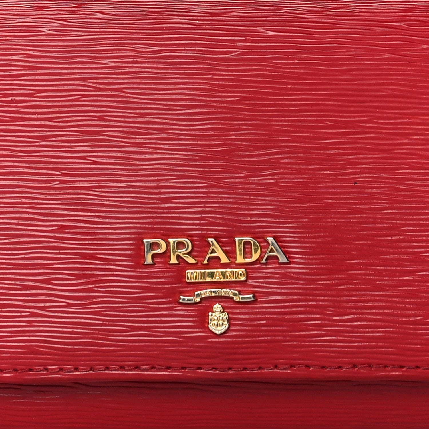 Prada Vitello Move Continental Flap Wallet Lacca 9 of 11