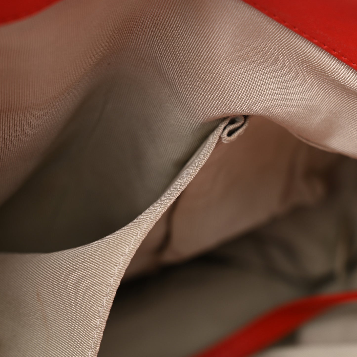 Washed Lambskin Quilted Maxi Chain Around Flap Red