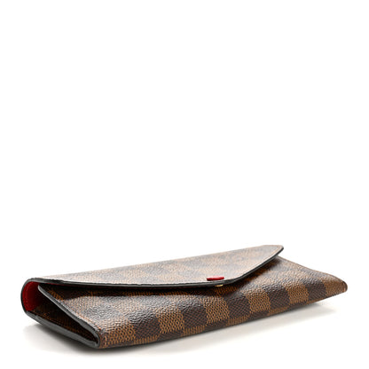Louis Vuitton Damier Ebene Josephine Wallet Red 4 of 10