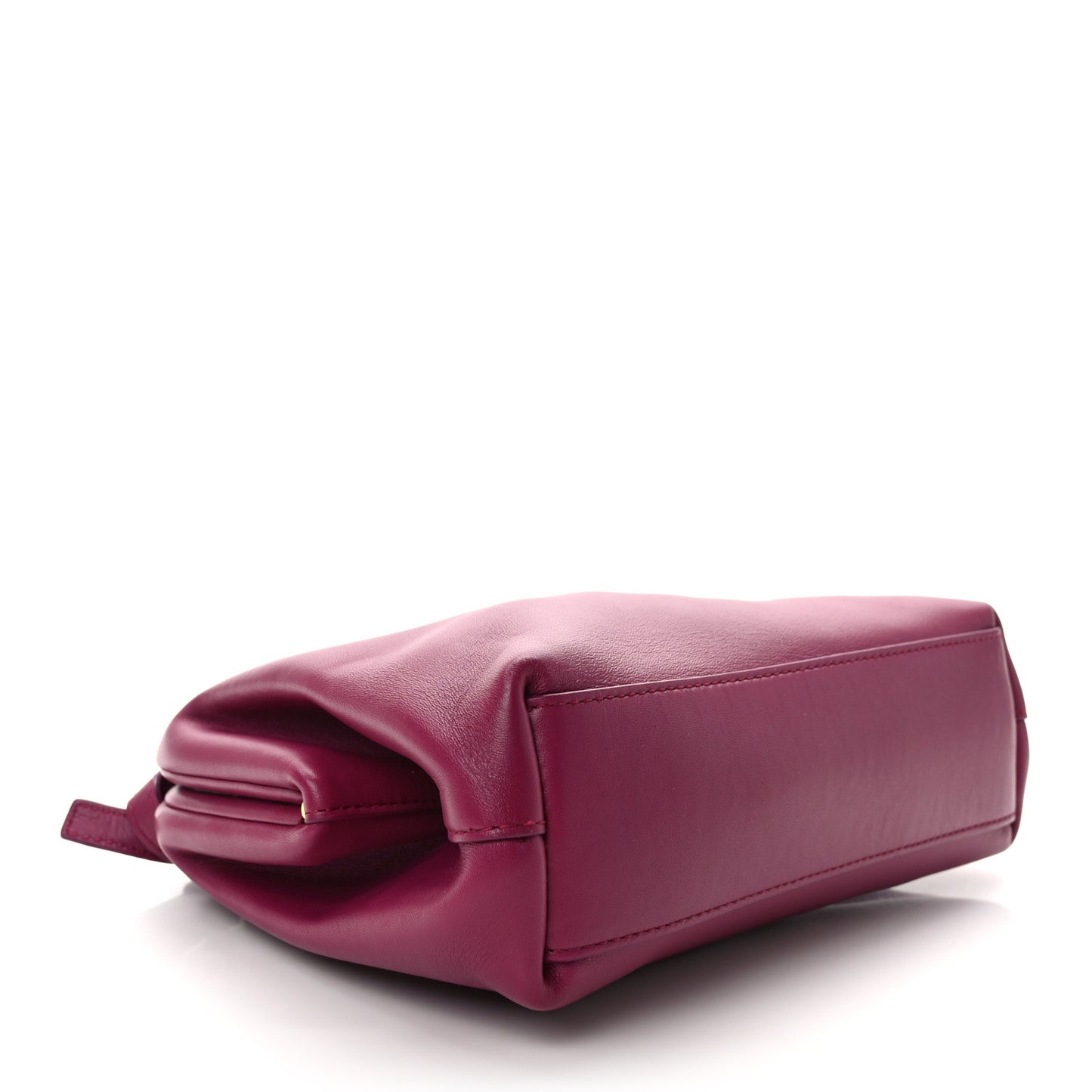 Calfskin Small The Point Triangle Bag Cinnabar