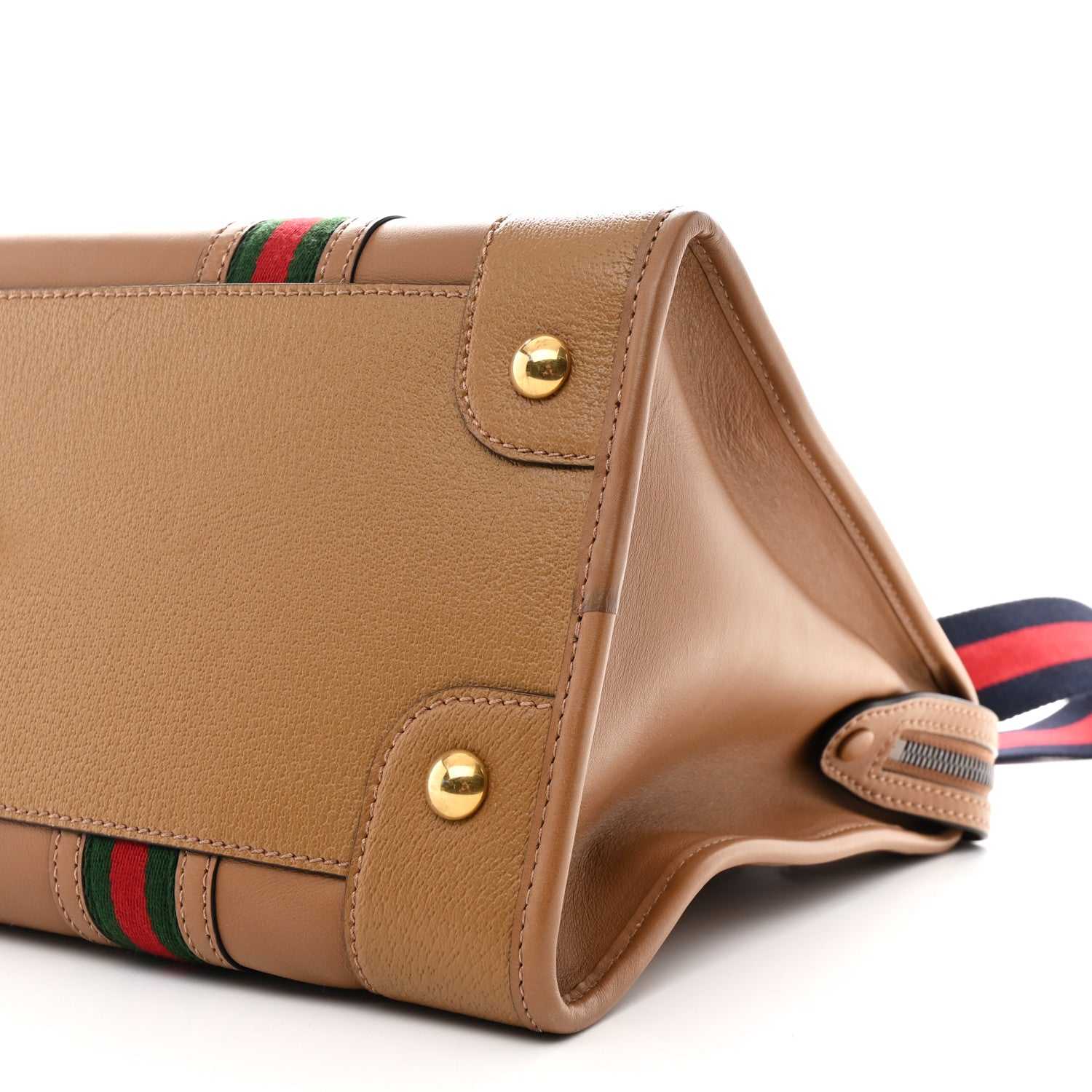 Gucci Koi Calfskin Small Bauletto Duffle Top Handle Bag Camel 10 of 11