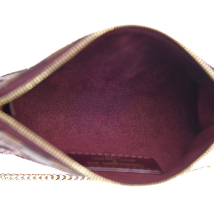Louis Vuitton Damier Paillettes Mini Pochette Accessories Red 5 of 8