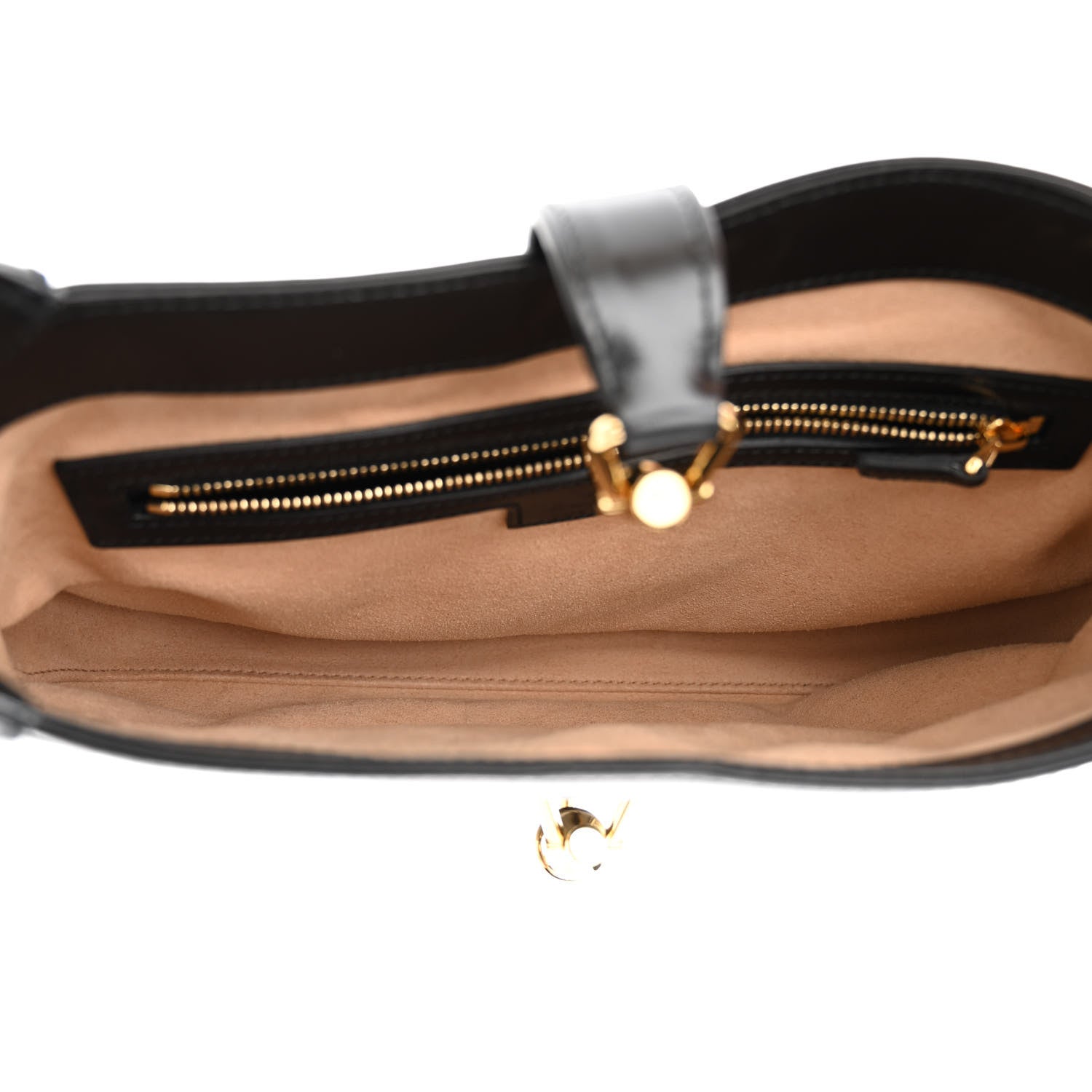 Gucci Boarded Dyana Lux Calfskin Small Jackie 1961 Hobo Black 5 of 11