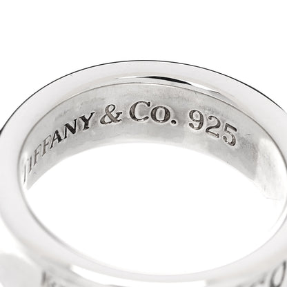 Tiffany Sterling Silver 1837 Band Ring 54 7 5 of 5