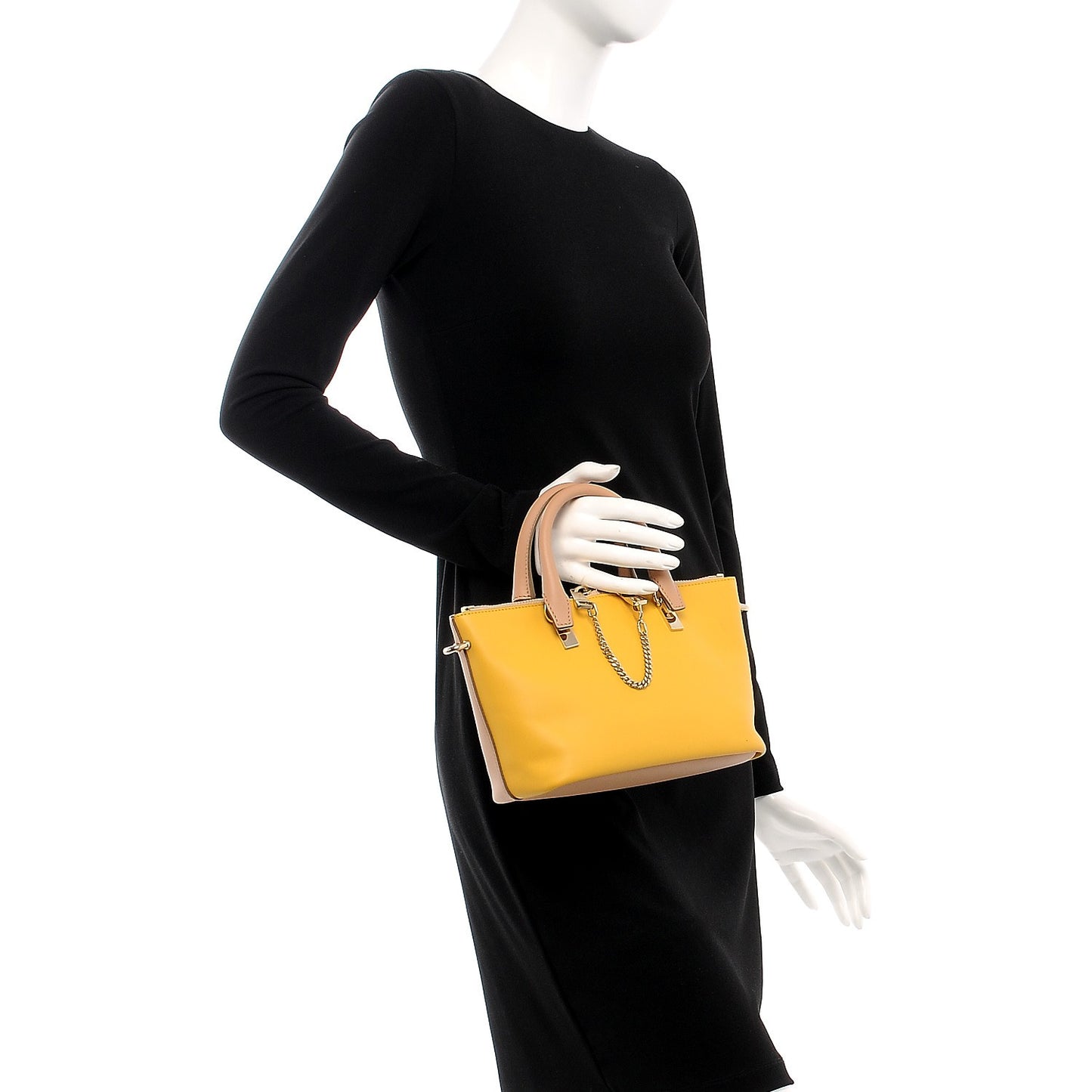 Smooth Calfskin Mini Baylee Tote Sunray