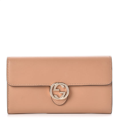 Gucci Moon Calfskin Icon Continental Wallet Camelia 1 of 7