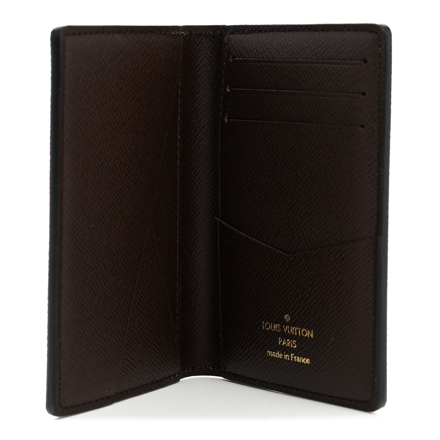 Monogram Craggy Pocket Organizer Chocolate