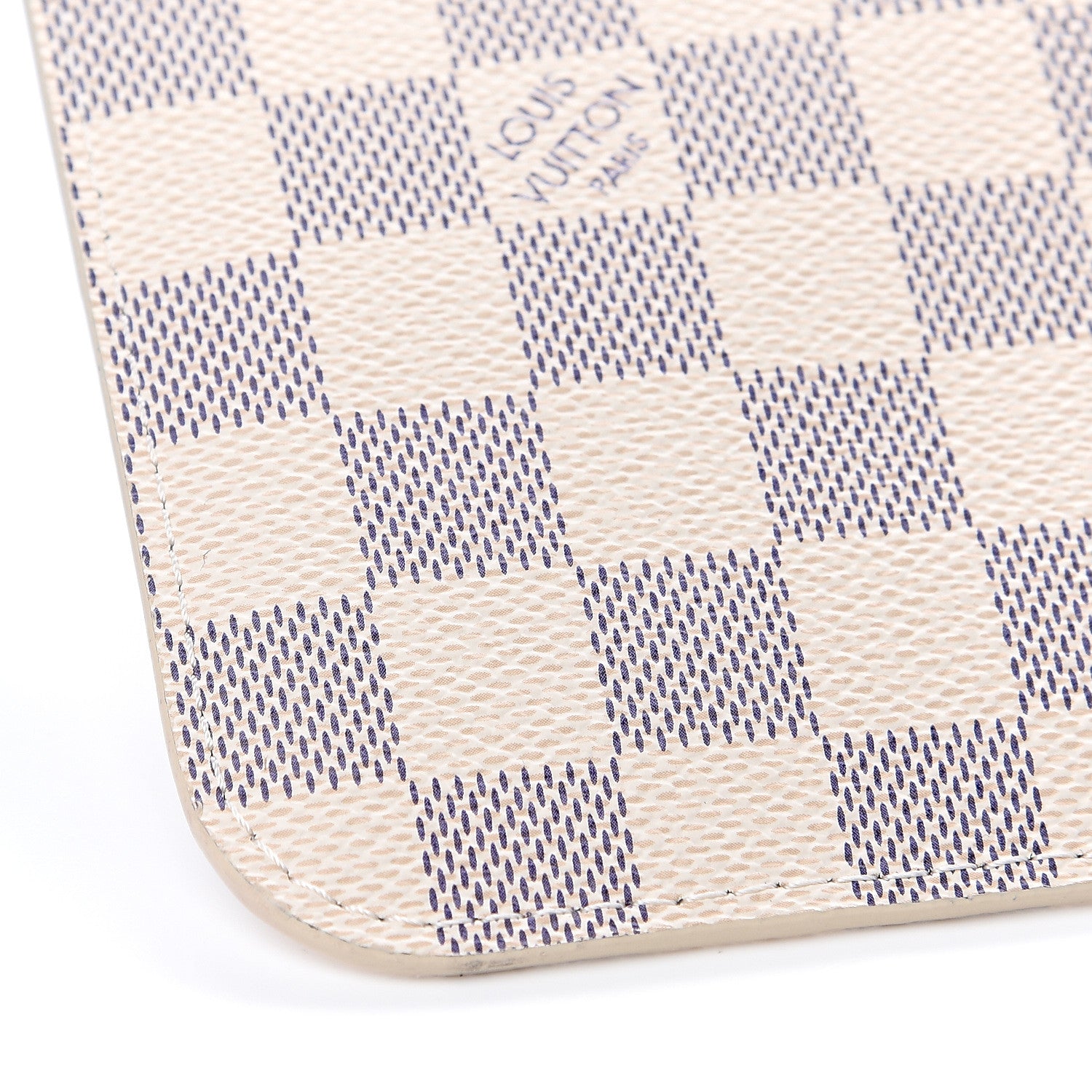 Louis Vuitton Damier Azur Neverfull MM GM Pochette Rose Ballerine 7 of 8