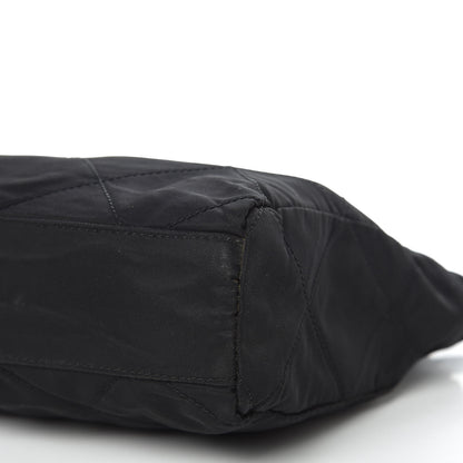 Prada Nylon Tessuto Impuntu Quilted Shoulder Bag Black 6 of 11