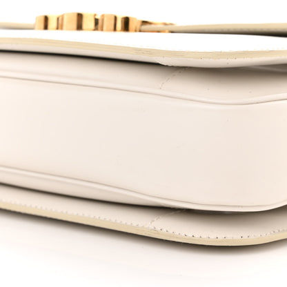 Celine Shiny Calfskin Medium Triomphe White 10 of 18