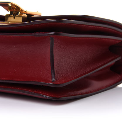 Celine Smooth Calfskin Small Classic Box Flap Bag Red 11 of 11