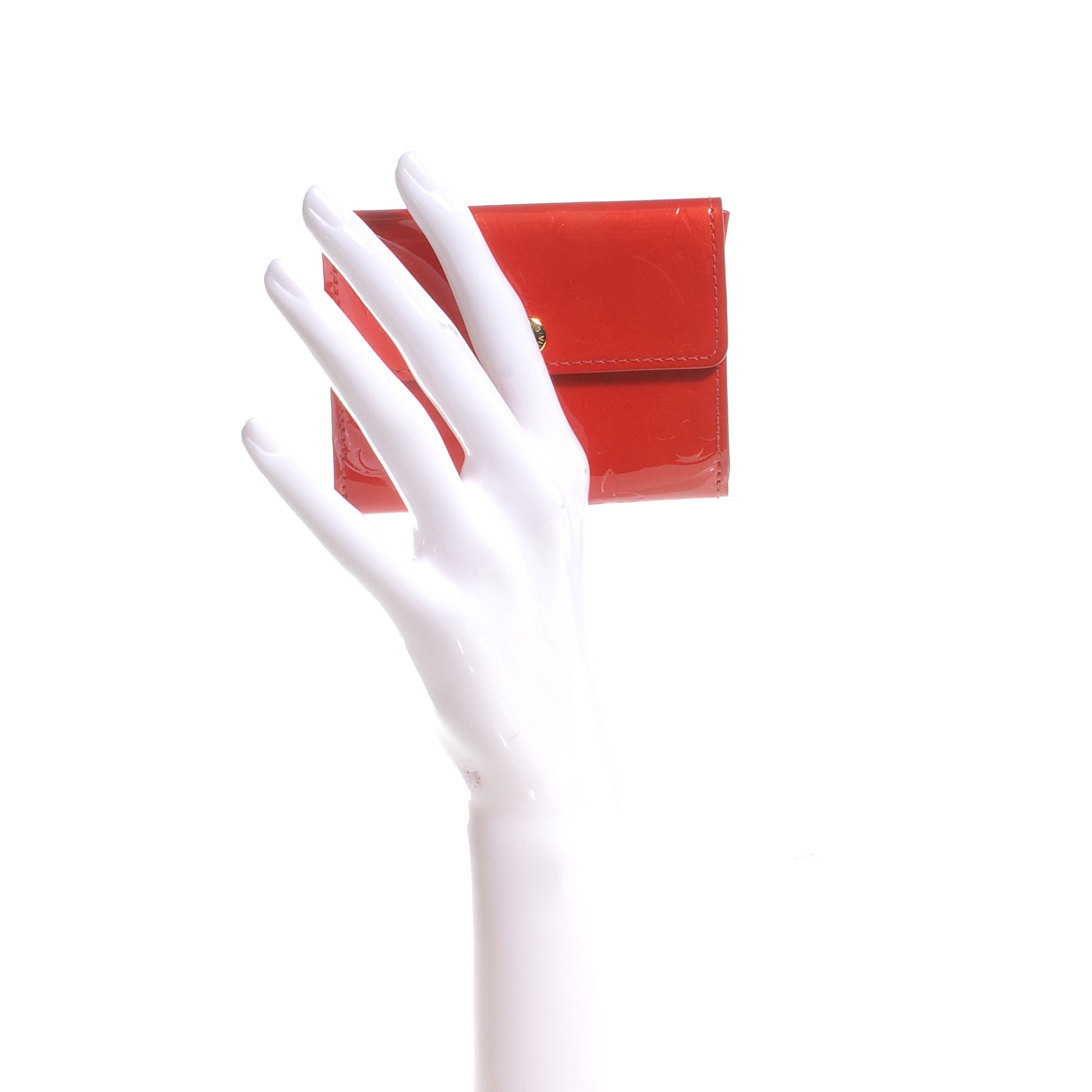 Louis Vuitton Vernis Ludlow Wallet Rouge 2 of 7