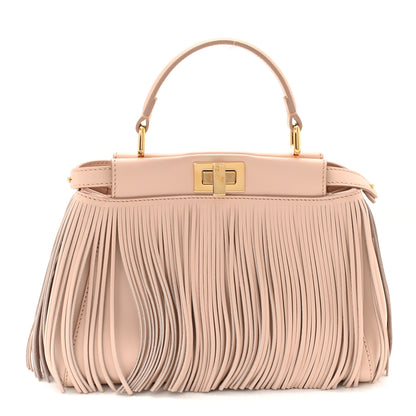 Fendi Nappa Fringe Mini Peekaboo Rosa Quarzo 1 of 10