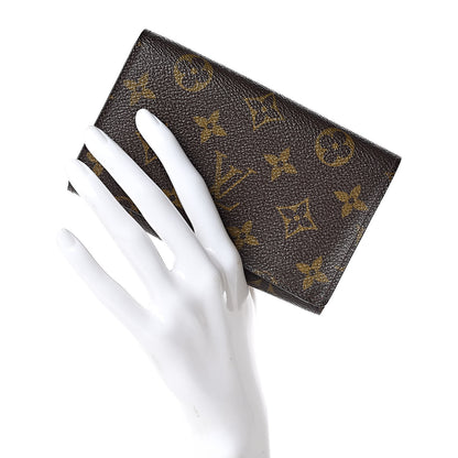 Louis Vuitton Monogram Porte-Monnaie Tresor Wallet 2 of 15